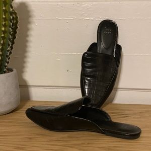 Target Faux Croc. Loafers